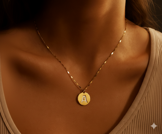 Gold Initial Pendant