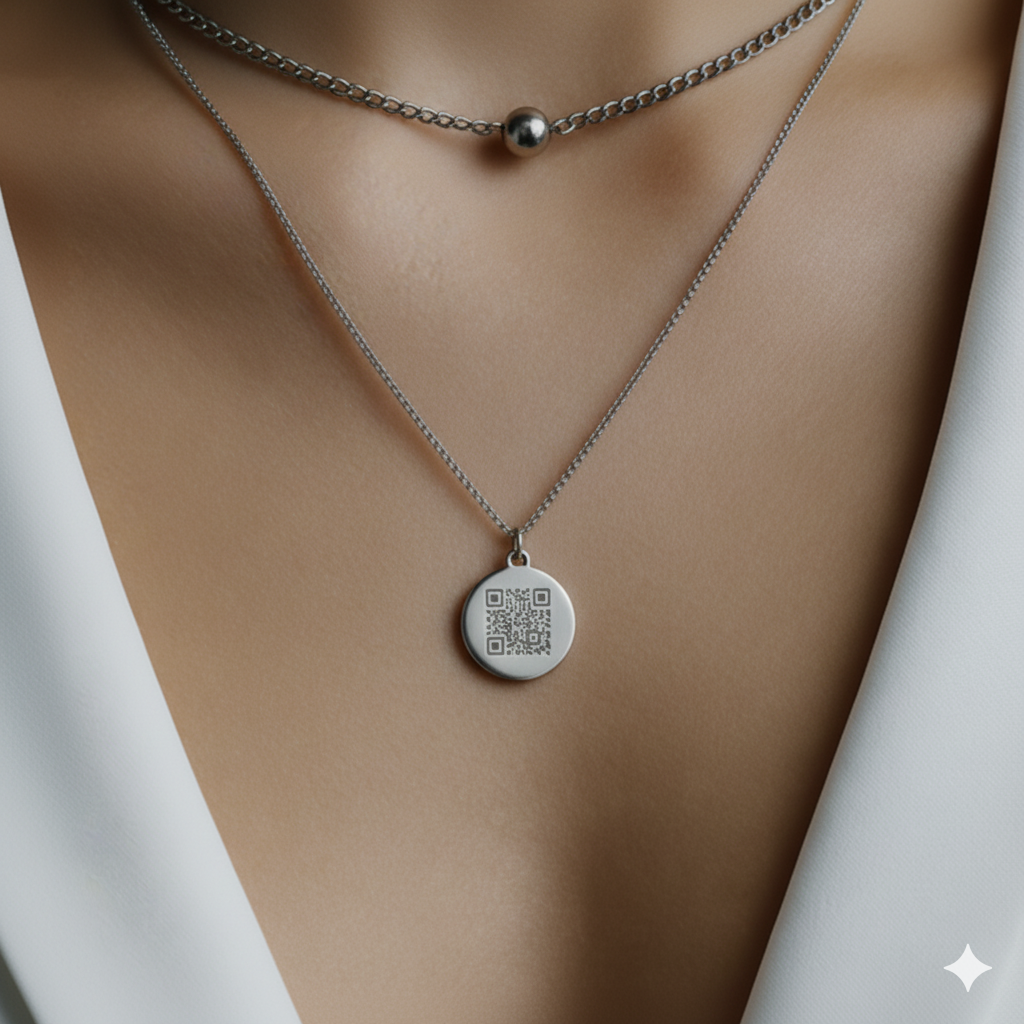 The La Estrella Necklace | QR Code Engravable