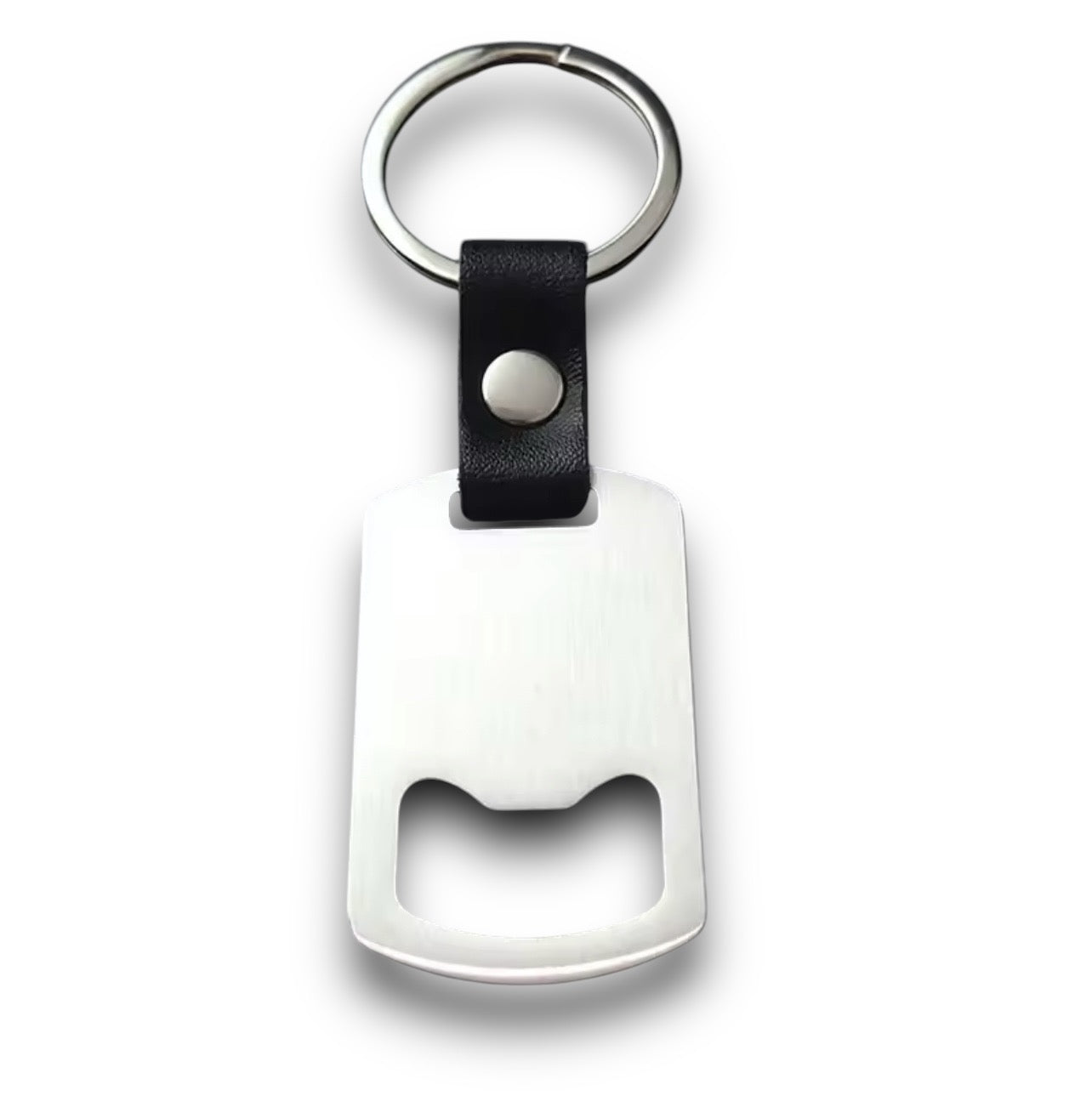 Faux Leather Keyring | QR Code Engravable