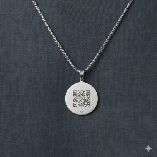 Lord of Moon Necklace | QR Code Engravable