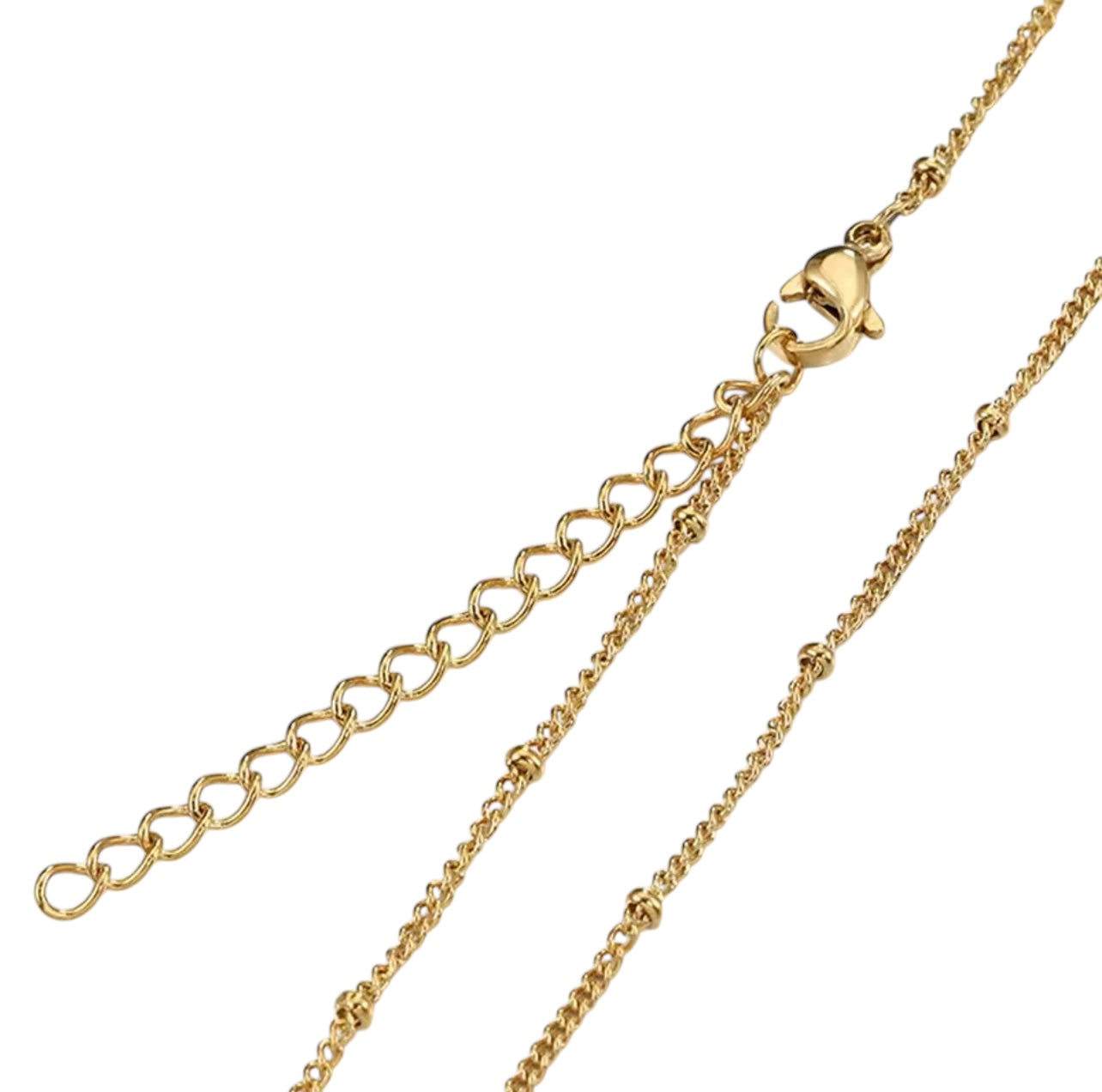 18k Gold Plated Mini Cross Necklace | QR Code Engravable