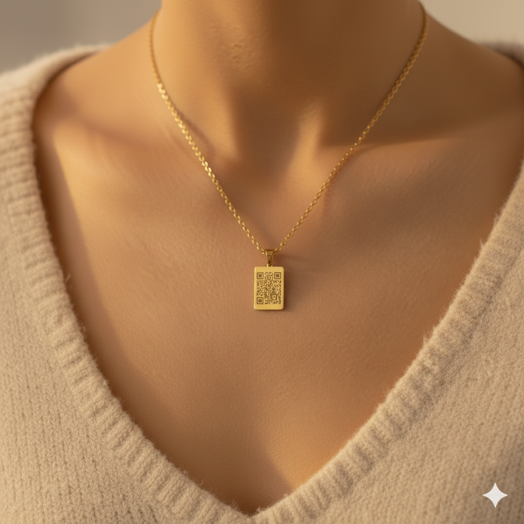 The Etoilé 'Love' Necklace | QR Code Engravable