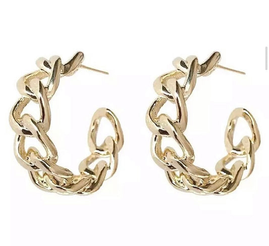 Rope Chain Ear Hoops
